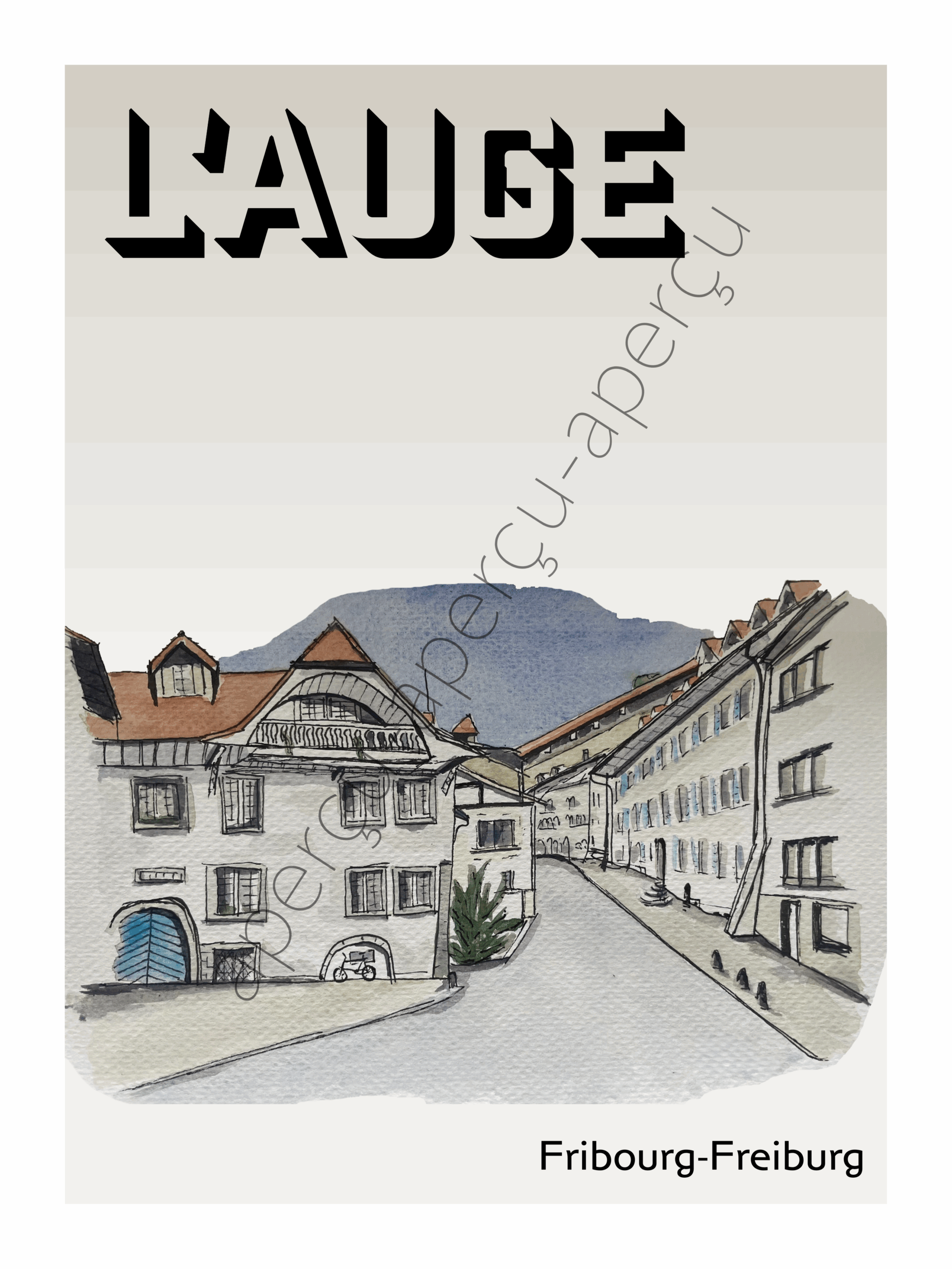Affiche_Fribourg_L'Auge Affiche Fribourg