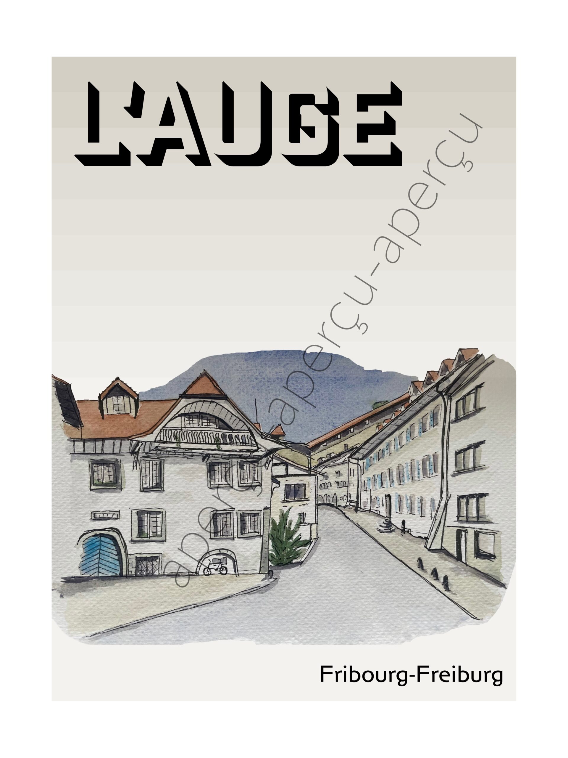 Affiche Fribourg